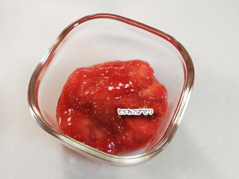 冷凍いちごで作るいちごジャム